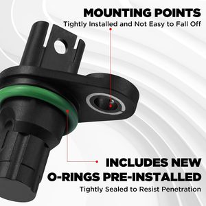 Capteur de position d'arbre à cames BDFHYK 907-700 pour BMW Z4 740I 528I, fixation à bride, type push-pull, en plastique, pièce de rechange - Product Image 4