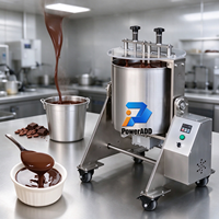 Machine à raffiner et concher le chocolat en acier inoxydable, petite machine à moudre et à faire fondre le chocolat pour la transformation du chocolat