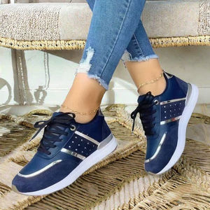 Zapatos Planos para Caminar con Suela Gruesa, Ligeros, Impermeables, con Parte Superior de PU, Amortiguación, Suela de Goma Antideslizante, Talla Extra Grande para Invierno - Product Image 3