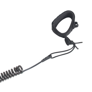 Ayak Bağı Askısı Kürek SUP Tahtası Aksesuarı Sörf Tahtası Nehir Bağı Spiral Bağlantı TPU Bağlantı Çift Paslanmaz Çelik Döner Bağlantı Elemanı Siyah - Product Image 6