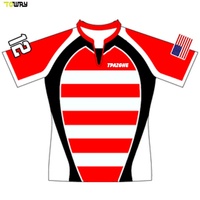 Jersey Fiji Custom Nama Tim Unisex, Polos, Cetak Transfer Panas, Bahan Polyester 100%, Ukuran Besar, Bernapas, Cepat Kering, Pola 3D, Harga Terjangkau