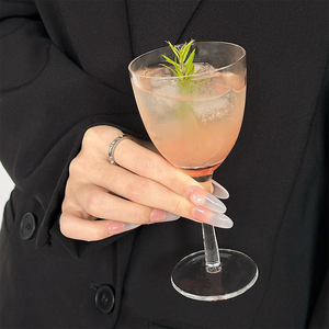 Ensemble unique de verres à cocktail en cristal japonais Niknora, flûtes à <span class=keywords><strong>champagne</strong></span> <span class=keywords><strong>et</strong></span> verres à vin à pied haut pour bar, boissons spéciales <span class=keywords><strong>et</strong></span> fêtes - Product Image 4