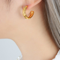 Ensemble de bijoux pour femmes en acier inoxydable doré, style vintage de luxe, avec bracelet ouvert et boucles d'oreilles en forme de lune et d'étoile, accessoires de mode, zircon