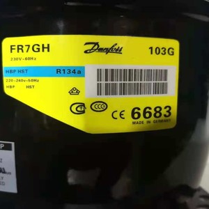 Compresor de Refrigeración Danfoss FR7GH R134a 230V 60Hz Tipo Pistón para Uso Doméstico - Product Image 1