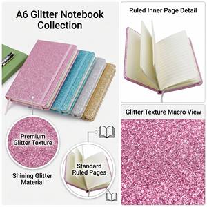 ODM Custom New Arrival Custom A6 Japanese Stationery <strong>Cute</strong> Printed Journal Gratitude <strong>Notebook</strong> Updodate Paper Cover <strong>Notebook</strong> - Product Image 3