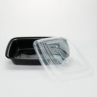 Boîte d'emballage de salade de pâtes multifonctionnelle imprimée personnalisée avec couvercle récipient alimentaire en plastique