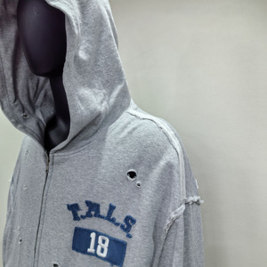 Sweat à capuche vintage personnalisé pour hommes 500 Gsm <span class=keywords><strong>Frency</strong></span> Terry poids lourd lavé à l'acide - Product Image 2