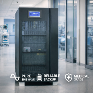 Système d'alimentation sans interruption (ASI) médical triphasé 100 kVA, fréquence électrique, trois entrées, trois sorties, onde sinusoïdale pure, pour usage quotidien - Product Image 1