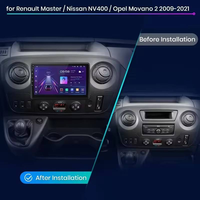 Autoradio Android 8 cœurs avec écran tactile, DSP, GPS, Mirrorlink, WiFi, FM, RDS, lecteur DVD pour Renault Master 2021
