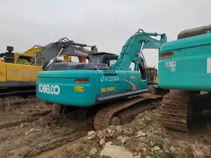 Used Kobelco Heavy Digger Machine Kobelco Sk350d Excavator 35 Ton Kobelco Excavator For Sale