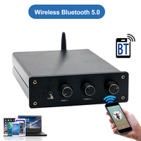 Amplificateur de puissance audio domestique Creatall 2.1 canaux, mini HiFi stéréo classe D, qualité professionnelle, 100W*2+200W, amplificateur intérieur/extérieur