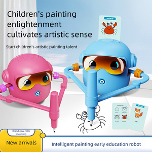 Nuovo Robot da Disegno Elettrico Automatico, Giocattolo per Bambini 3-<span class=keywords><strong>6</strong></span> <span class=keywords><strong>Anni</strong></span>, Macchina Intelligente per l'Educazione Precoce, Design Carino, <span class=keywords><strong>Gioco</strong></span> Genitore-Figlio - Product Image 3