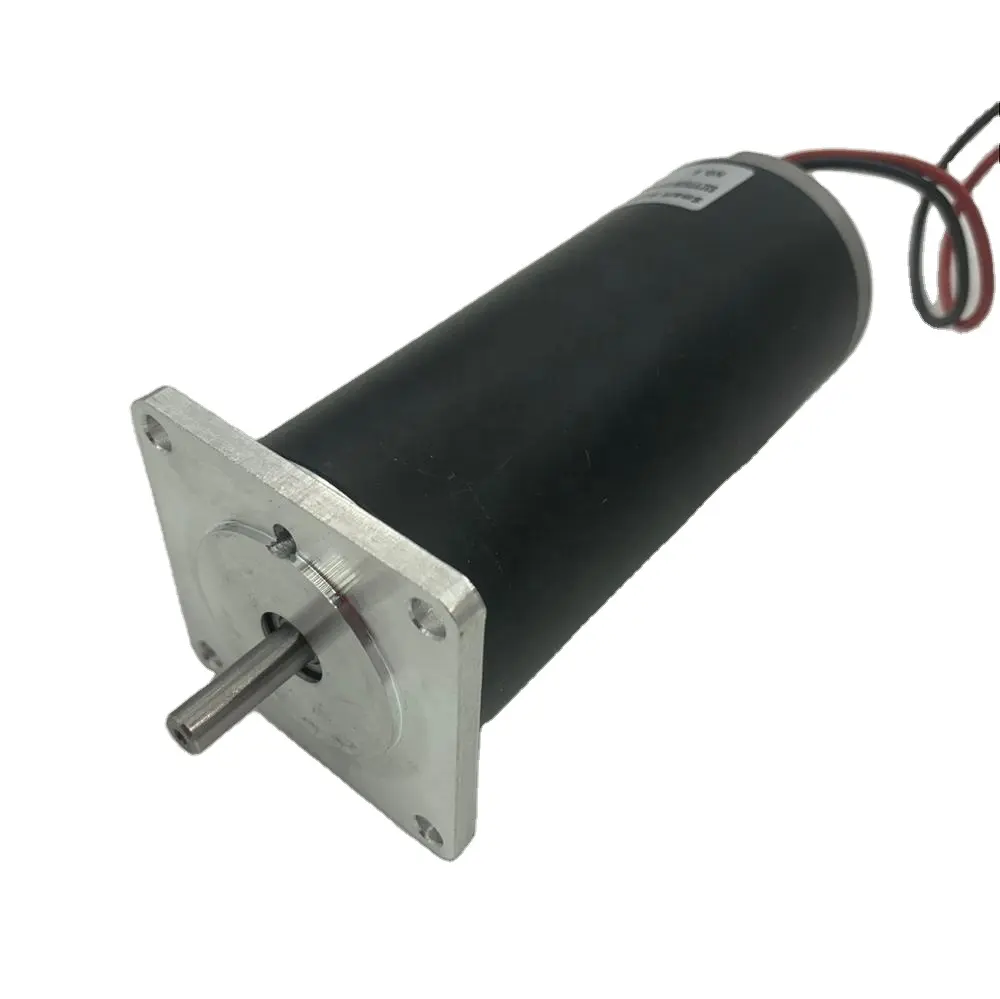 Dia 52mm Brushed Dc Motor with Customized Nema 23 Flange 30w 50w 100w