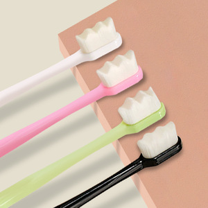 Adult <b>toothbrush</b> with 10,000 bristles, suitable for home oral hygiene, simple design, perfect for couples, fine bristles. - Product Image 2