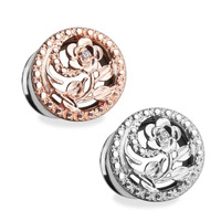 Ensemble 10 acier inoxydable spirale Rose fleur ceinture perceuse oreille jauges Tunnels bouchons 6-16mm acier bouchons d'oreille mariages fiançailles