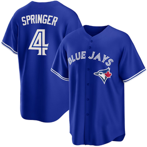 Vente en gros # 4 Springer # 11 <span class=keywords><strong>Bichette</strong></span> # Maillot de baseball des Blue <span class=keywords><strong>Jays</strong></span> de Toronto pour hommes, 27 Guerrero Jr. - Product Image 1
