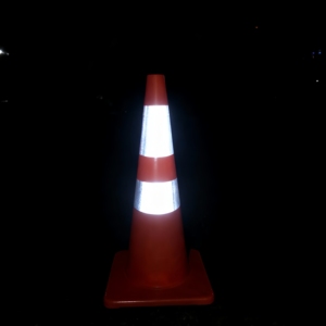 HI Vis Orange Red Color Soft PVC 45cm Road <strong>Cone</strong> Safety Reflective <strong>Triangle</strong> <strong>Warning</strong> Traffic <strong>Cone</strong> DANSON - Product Image 4