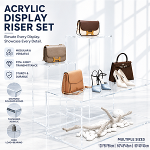 Expositor <span class=keywords><strong>de</strong></span> Acrílico Semitransparente Personalizado <span class=keywords><strong>para</strong></span> Bolsos, Zapatos y Carteras, <span class=keywords><strong>para</strong></span> Tiendas Minoristas <span class=keywords><strong>de</strong></span> Lujo - Product Image 2