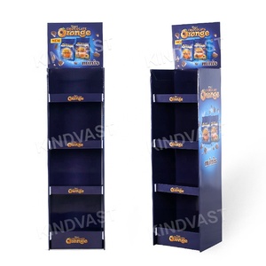 Toko Makanan kustom bergelombang sisi ganda rak Supermarket Gondola biskuit kue - Product Image 2