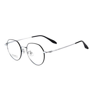 Monture de lunettes carrée en métal rétro 1972, unisexe, monture complète, anti-UV, lunettes optiques pour hommes et femmes, fabriquées à Danyang - Product Image 2