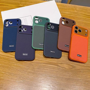 เคสโทรศัพท์ Great TechWoven แบบแม่เหล็กสำหรับ iPhone 17 16 15 14 Pro Max ดีไซน์กรอบผ้าลินิน ป้องกันกล้องด้วยกระจก ฝาหลังผ้า - Product Image 3