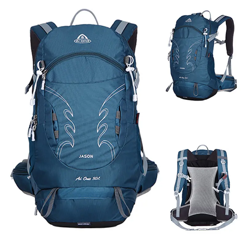 Benutzer definiertes Logo 30L Wander rucksack Outdoor Sport Daypack Travel Wasserdichte Tasche zum Klettern Camping Touring Bergsteigen