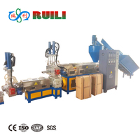 Fabrication de granulés de plastique Recyclage Granulateur granulateur Machine pour déchets de plastique PP PVC Film