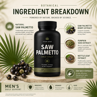 Label privé santé de la prostate avec Saw Palmetto prend en charge la prostate