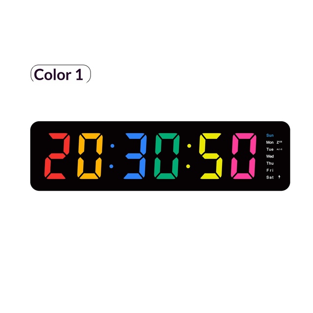 GPS Auto-Time Digital Desktop Clock Battery-Free Wall-Mountable & Stand-Style Wi-Fi Network Sync Smart Alarm