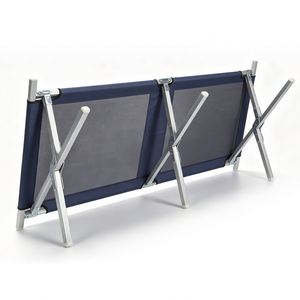New Design High Quality Aluminum Alloy <b>Folding</b> <b>Cot</b> with Breathable Oxford Fabric Durable & Adjustable Height for Outdoor Use - Product Image 3