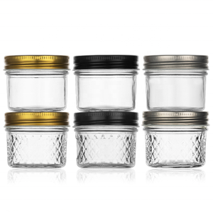 100ml cheap round glass mason jar for food canning with plastic lid wholesale