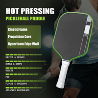 Raquette de pickleball LDXJ GEN5, fibre de carbone T700, noyau de 5e génération PRO-V, moulage secondaire professionnel par pressage à chaud, 225g, 16mm