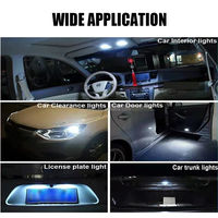 T10 194 168 W5W 2825 Canbus 4014 26SMD voiture intérieur LED ampoules cale plaque d'immatriculation dégagement dôme porte lampe 12V