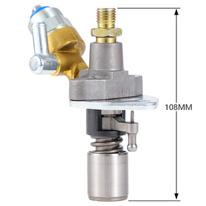 Vanne solénoïde pour générateur diesel 186FA 188F 192F, pompe d'injection de carburant 108 mm en acier inoxydable, pièce automatique - Product Image 1