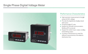 <span class=keywords><strong>REHE</strong></span> AC-Spannungsmesser Kleines Einphasen-Digital-Analog-Panelmeter für Wechselspannung - Product Image 5