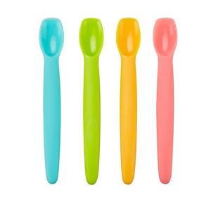 Cuchara de Silicona para Bebés, Libre de BPA, Apta para Lavavajillas y Hervidor, Utensilios de Calidad para las Comidas del Bebé - Product Image 1