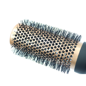 Precio de fabricación Cepillos de pelo redondos de cerdas de nailon resistentes al calor de barril de cerámica extra largo para cabello largo - Product Image 3