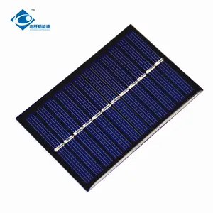 0.65W 6V cheapest solar panel photovoltaic for DIY tool ZW-9060 Poly Epoxy Resin Solar Panel for solar power novelties