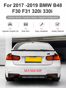 Tubos de Escape para <span class=keywords><strong>BMW</strong></span> F30 F32 F35 F36 316i 318i 320i 325i 328i 330i 428i 2013-2019, Acero Inoxidable, Fibra de Carbono, Puntas de Escape M AK - Product Image 5