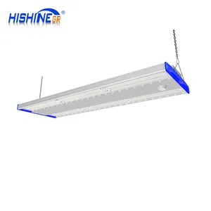 Hishine dim led lineer tavan lambası havacılık alüminyum malzeme depo endüstriyel ışıklar led lineer tavan lambası