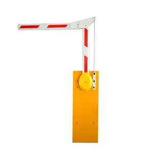 Machine Remote Fence Exits And Automatic Entrance Parking Space Barrier With Folding Arm Barrier Gate