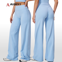 3127 Nouveau pantalon de sport ample à taille haute, coupe large, anti-transpiration, pour l'automne et l'hiver, idéal pour les loisirs en extérieur, le fitness et le yoga
