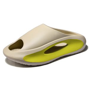 Chaussons d'été EVA pour couple, légers, imperméables, antidérapants, à semelle épaisse, tendance, anti-odeur, vente en gros pour hommes et femmes - Product Image 3