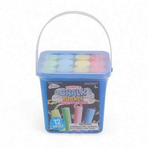 Tiza de yeso gruesa jumbo no tóxica, sin polvo, lavable, para arte mural exterior, acera, pizarra y calles de juegos infantiles - Product Image 5
