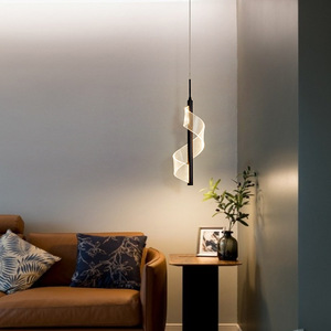 <span class=keywords><strong>Luminaire</strong></span> suspendu pour <span class=keywords><strong>salle</strong></span> à <span class=keywords><strong>manger</strong></span> en acrylique LED4W <span class=keywords><strong>contemporain</strong></span>, design unique, or + transparent, fabriqué en Chine - Product Image 6