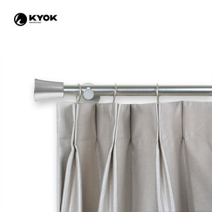 Accessori per Aste per <span class=keywords><strong>Tende</strong></span> in Nichel Opaco da 28mm, Doppi Finali con Staffa in Lega di Alluminio, <span class=keywords><strong>Tende</strong></span> per Finestre, Soggiorno di Lusso - Product Image 3