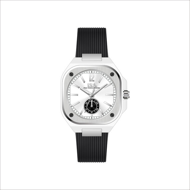 Business Sport Fashion Square Simple Watch Glass Dial Plastic Steel Case Silicone Strap Quartz Movement Unisex