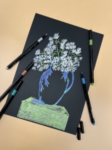 Juego de Marcadores Metálicos de Punta Fina IERS de 18 Colores, No Borrables, para Dibujos Artísticos de Estudiantes Escolares - Product Image 5