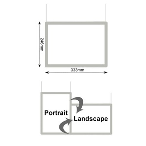 Factory Wholesale Crystal LED Advertising Light Boxes A1/A2/<b>A3</b>/A4 Ultra Slim Waterproof Eco-friendly Acrylic Panel Lighting <b>Box</b> - Product Image 3