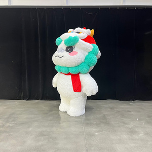 Costume gonflable personnalisé de <span class=keywords><strong>lion</strong></span> mascotte, costume gonflable de mascotte marchant de 2,26 m, costumes gonflables publicitaires pour adultes - Product Image 2